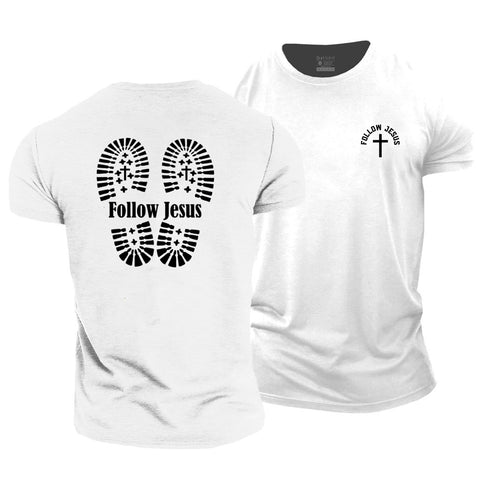 Men's Follow Jesus Cotton T-Shirt