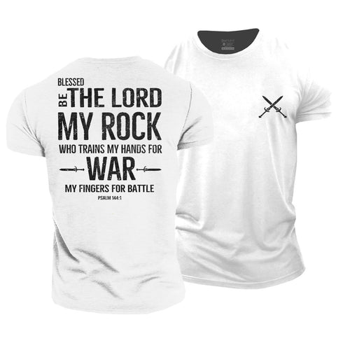 Men's Blessed Be The Lord Cotton T-Shirt