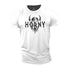 Men's Viking Horny Helmet Cotton T-Shirt