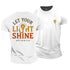 Men's Let Your Light Shine Cotton T-Shirt