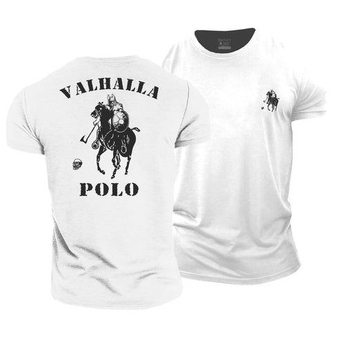 Men's Viking Valhalla Polo Cotton T-Shirt