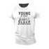 Men's Young at Heart, Slightly Older in Other Places Cotton T-Shirt