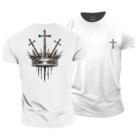 Men's Cross Crown Cotton T-Shirt