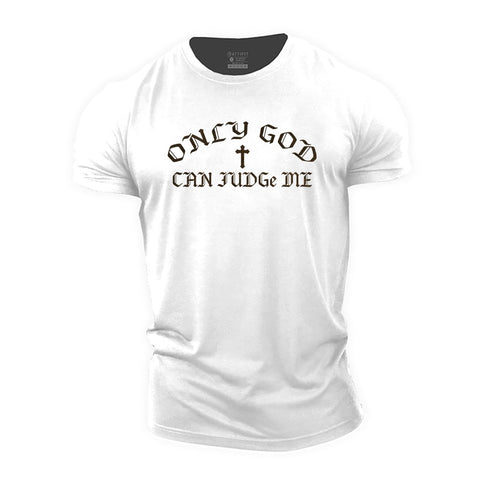 Men's Only God Can Judge Me Cotton T-Shirt