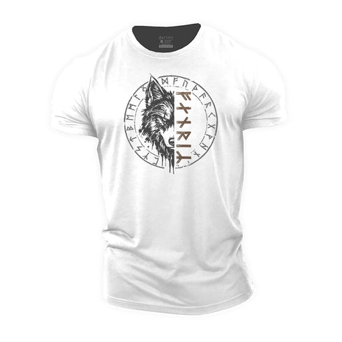 Men's Fenrir Wolf Cotton T-Shirt