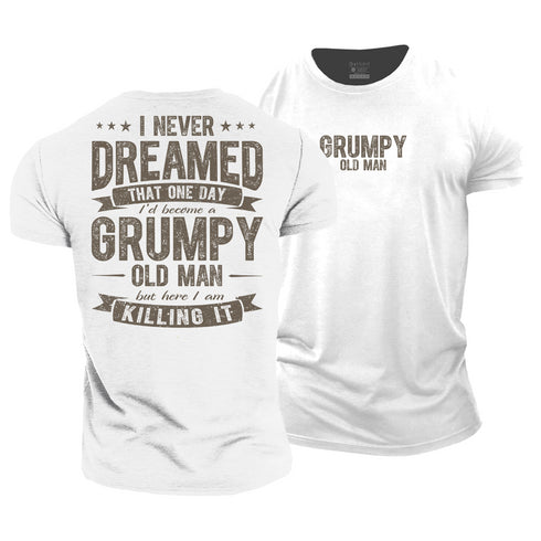 Men's Grumpy Old Man Cotton T-Shirt