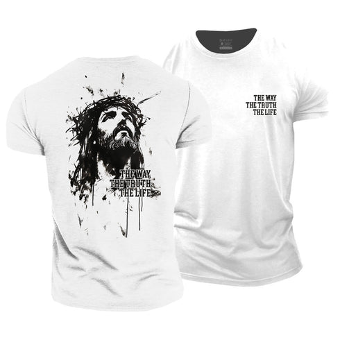Men's The Way The Truth The Life Cotton T-Shirt