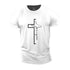 Men's Jesus Cross Cotton T-Shirt