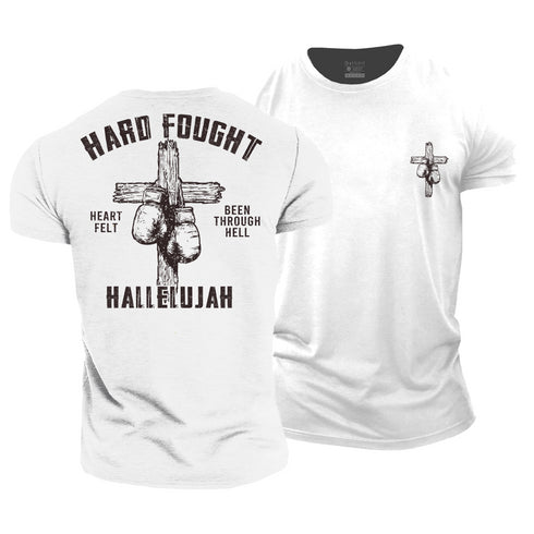 Men's Hard Fought Hallelujah Cotton T-Shirt