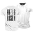 Men's He Is Risen Cotton T-Shirt
