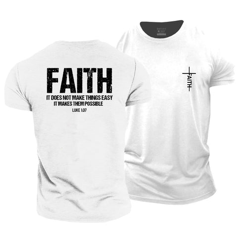Men's Faith Cotton T-Shirt