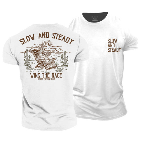 Men's Slow and Steady Cotton T-Shirt