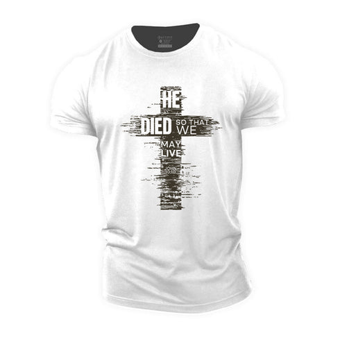 Men's We May Live Cotton T-Shirt