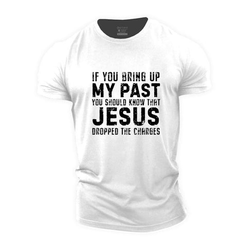 Men's Jesus Dropped The Charges Cotton T-Shirt