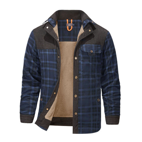 Men‘s Warm Pocket Casual Jacket Outwear