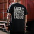 Men's Easily Distracted By&Tits Tacos T-shirt
