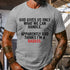 Men's God Gives Us Only What We Can Handle Apparently God Thinks I'm A Badass T-shirt