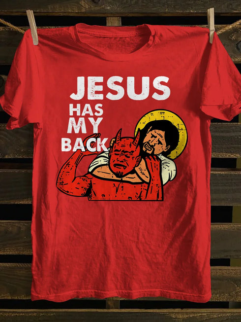 Unisex Jesus Has My Back Classic T-shirt