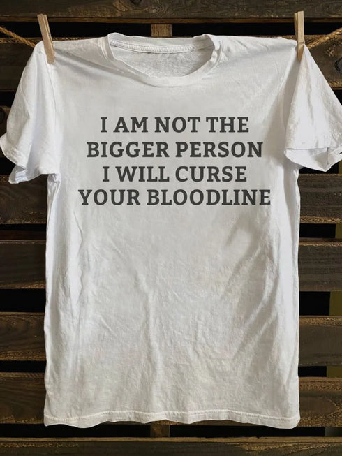 Unisex I Will Curse Your Bloodline T-shirt