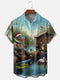 Men's Christmas Funny Graphic Short Sleeve Hawaiian Shirt