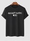 Men's Beast Mode: On Off Wording Printed T-shirt